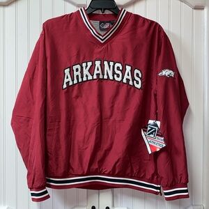 90s Arkansas Razorbacks Pullover M Vintage NWT Basketball Football 1990s